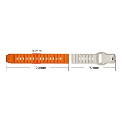 20mm Universal dot texture style strap - Starlight+Orange#serie_1