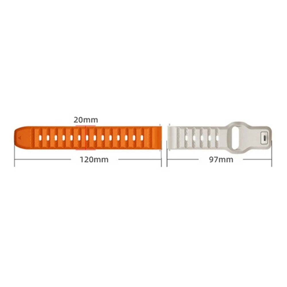 20mm Universal dot texture style strap - Sand Yellow#serie_10