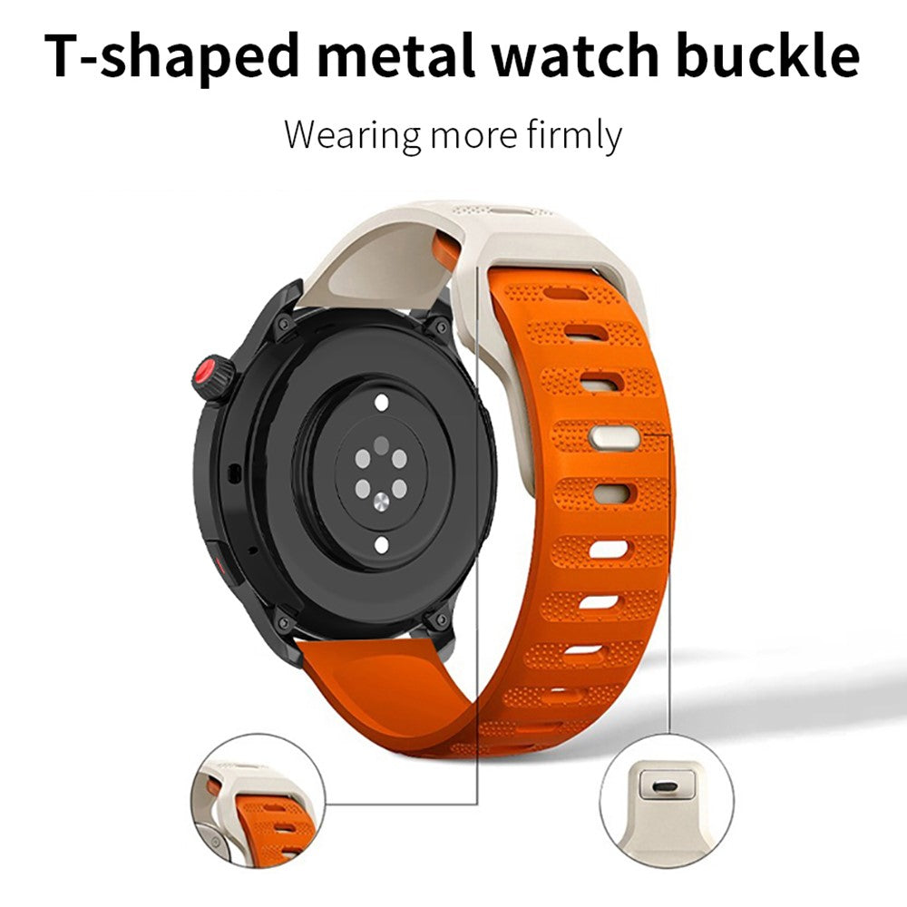 Fremragende Silikone Universal Rem passer til Smartwatch - Sort#serie_6