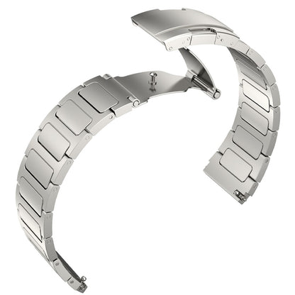 Helt Vildt Pænt Metal Universal Rem passer til Smartwatch - Sølv#serie_2
