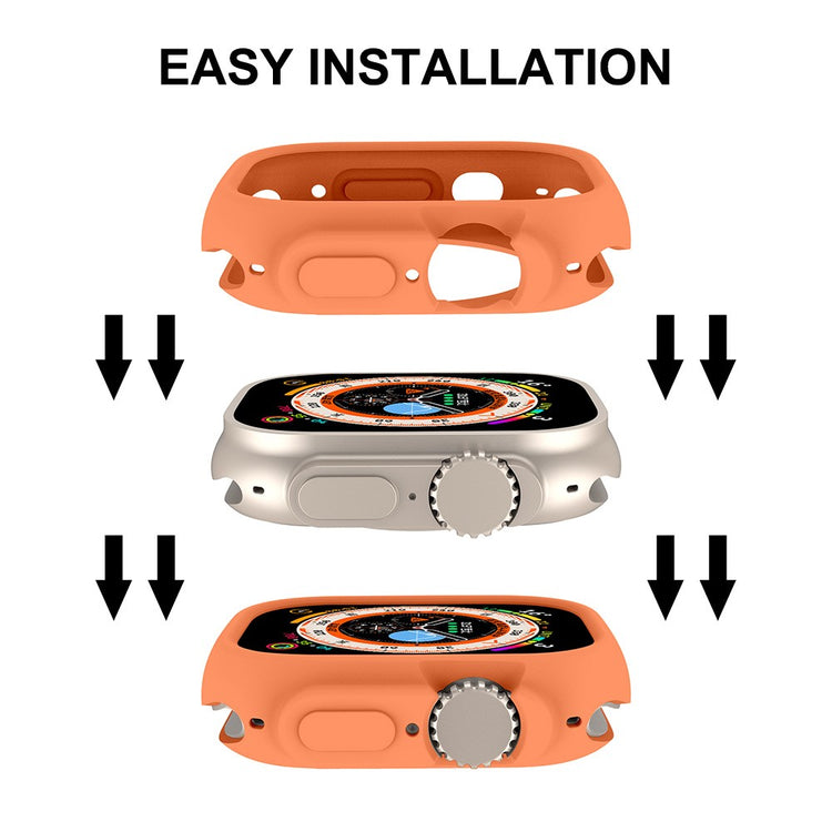 Fint Apple Watch Ultra Silikone Cover - Grøn#serie_5