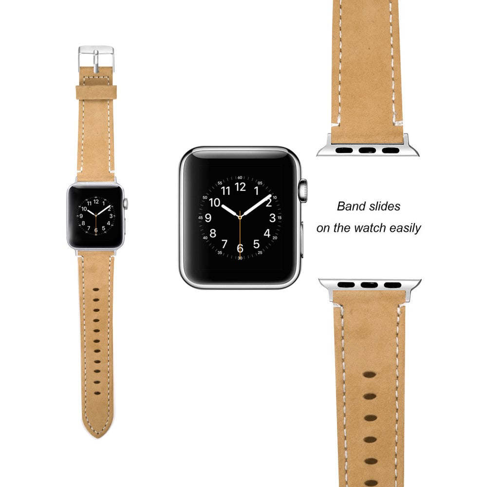 Ægte læder Cover passer til Apple Watch Ultra - Brun#serie_5