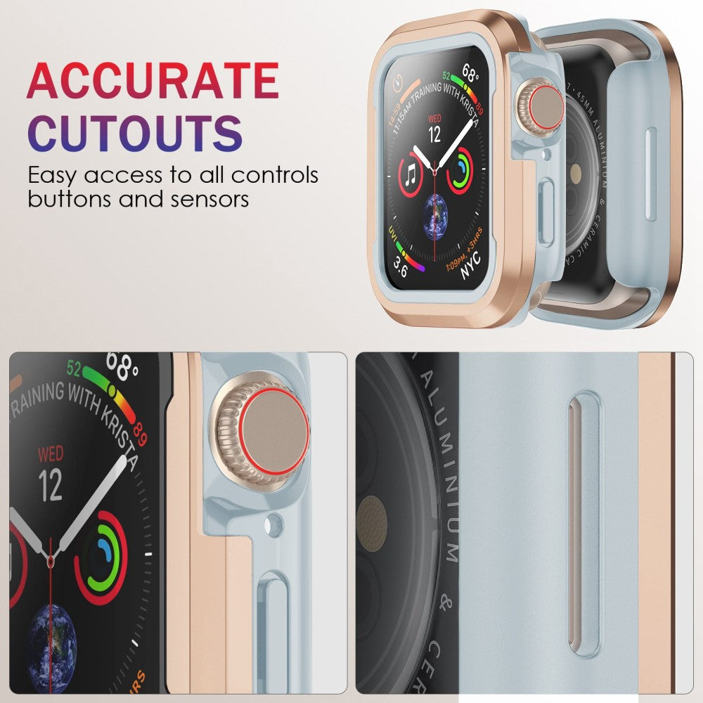 Apple Watch Series 8 (41mm) / Apple Watch Series 7 41mm  Metal Bumper  - Guld#serie_6