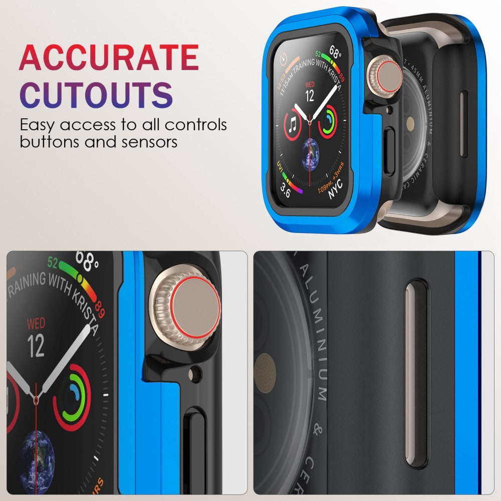 Apple Watch Series 8 (41mm) / Apple Watch Series 7 41mm  Metal Bumper  - Blå#serie_7