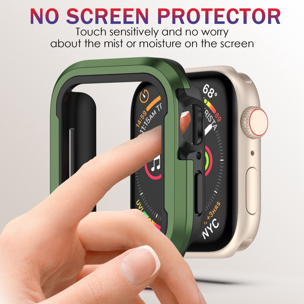 Apple Watch Series 8 (41mm) / Apple Watch Series 7 41mm  Metal Bumper  - Grøn#serie_8