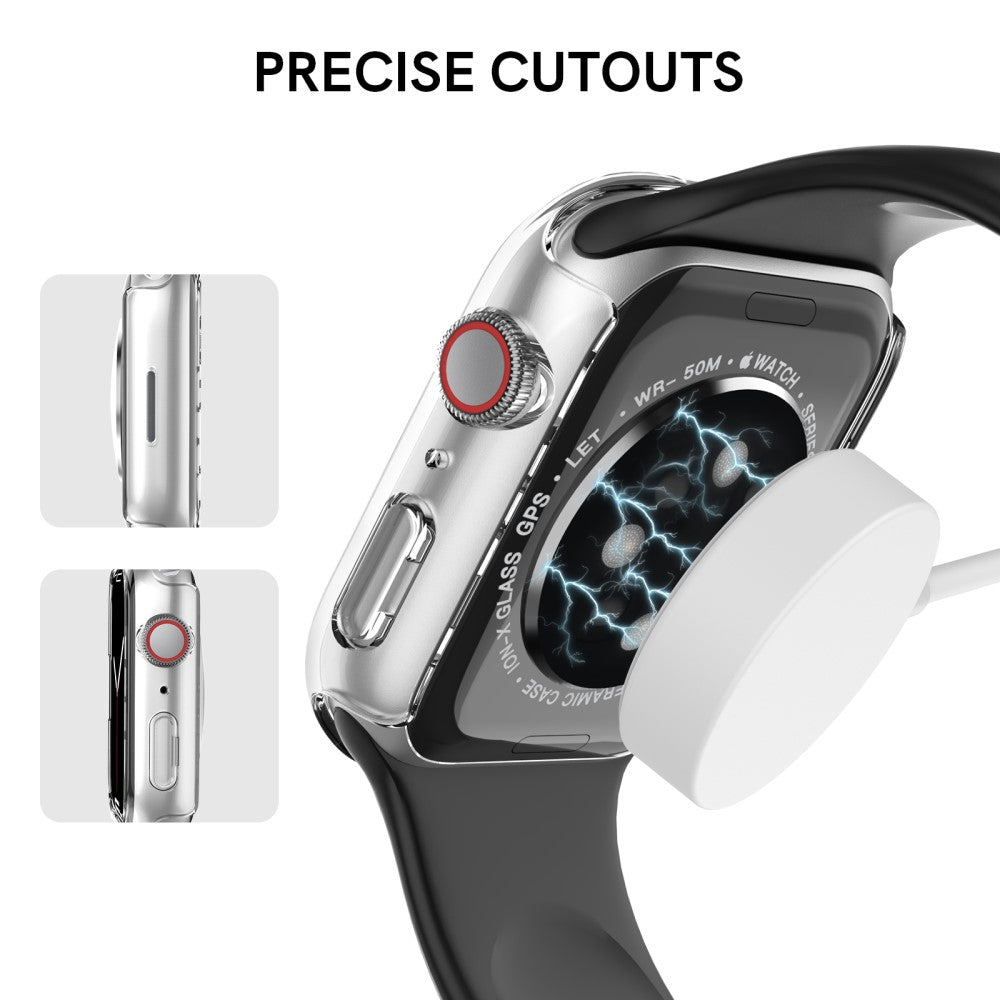 Meget Godt Apple Watch Series 7 41mm / Apple Watch Series 8 (41mm) Plastik Cover - Gennemsigtig#serie_2