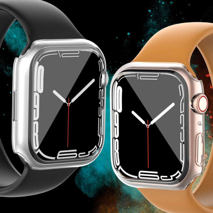 Meget Godt Apple Watch Series 7 41mm / Apple Watch Series 8 (41mm) Plastik Cover - Gennemsigtig#serie_2