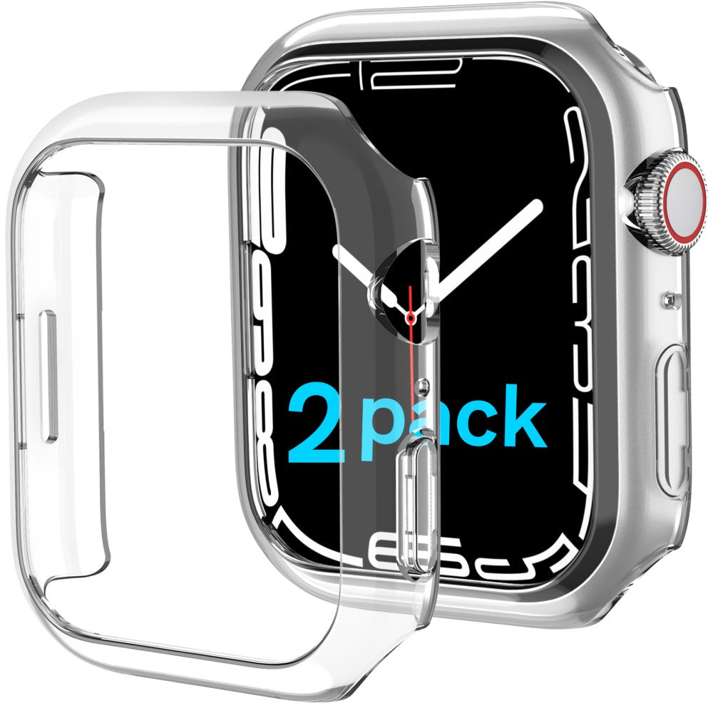 Meget Godt Apple Watch Series 7 41mm / Apple Watch Series 8 (41mm) Plastik Cover - Gennemsigtig#serie_4
