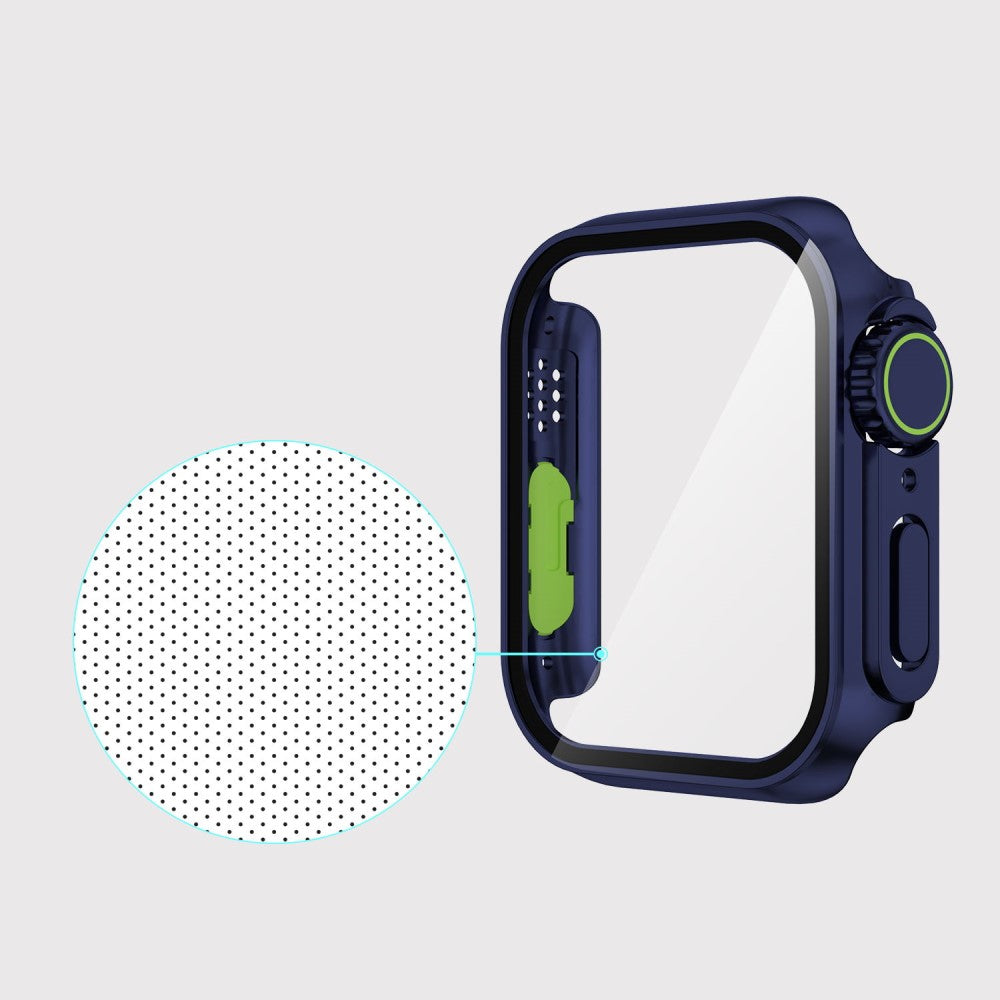 Mega Flot Apple Watch Series 8 (41mm) / Apple Watch Series 7 41mm Cover med Skærmbeskytter i  - Blå#serie_2
