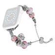 Skönt Apple Smartwatch Metall Och Strass Universell Armband