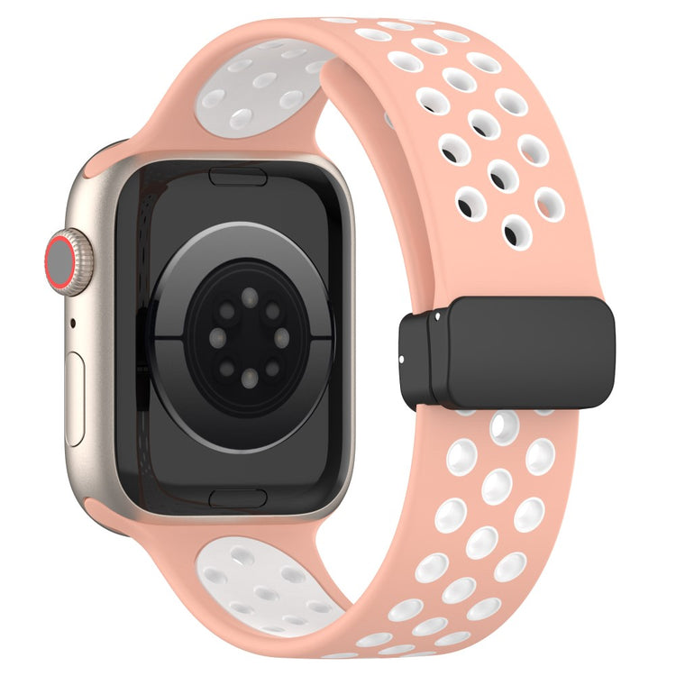 Super Flot Silikone Universal Rem passer til Apple Smartwatch - Pink#serie_7