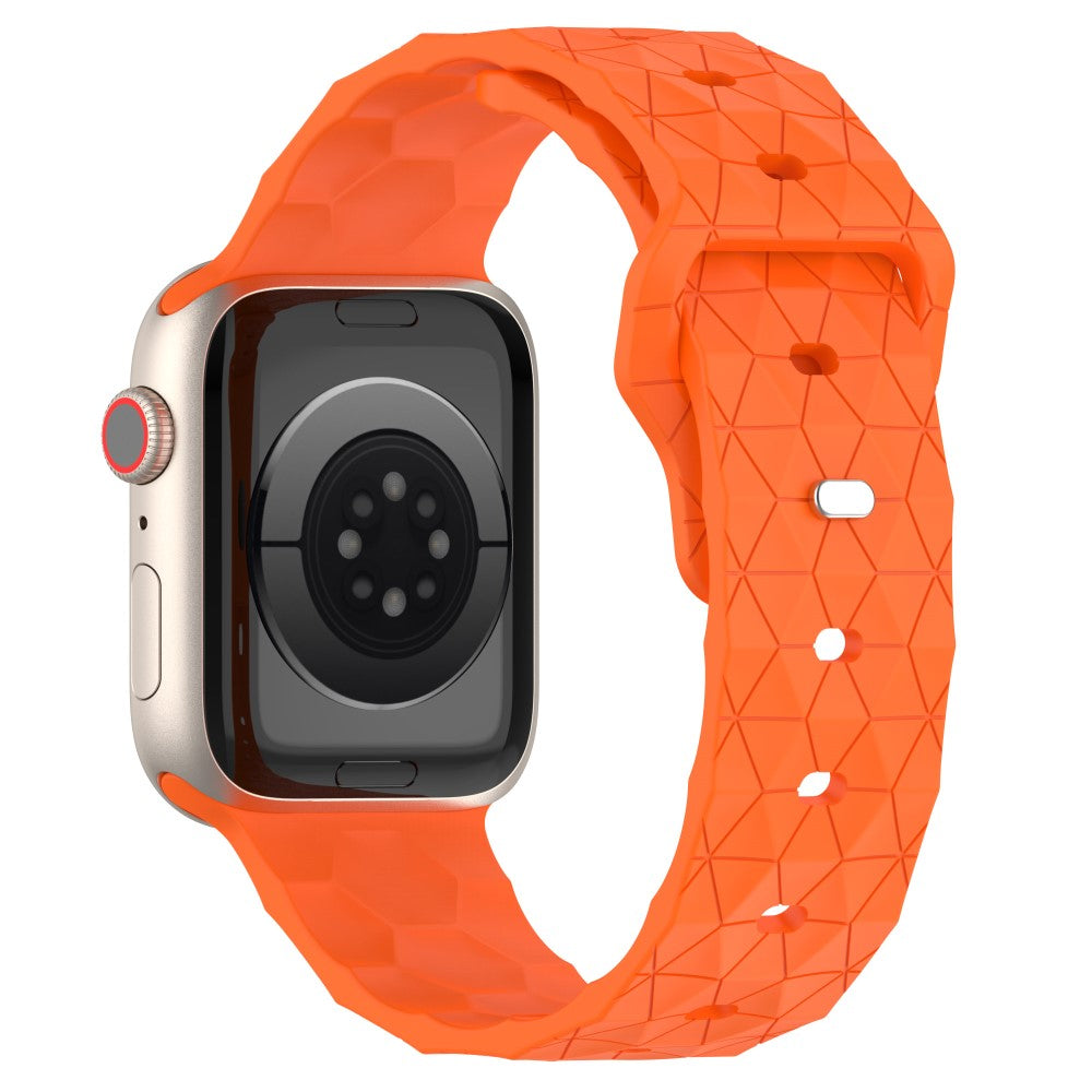 Super Flot Silikone Universal Rem passer til Apple Smartwatch - Orange#serie_11