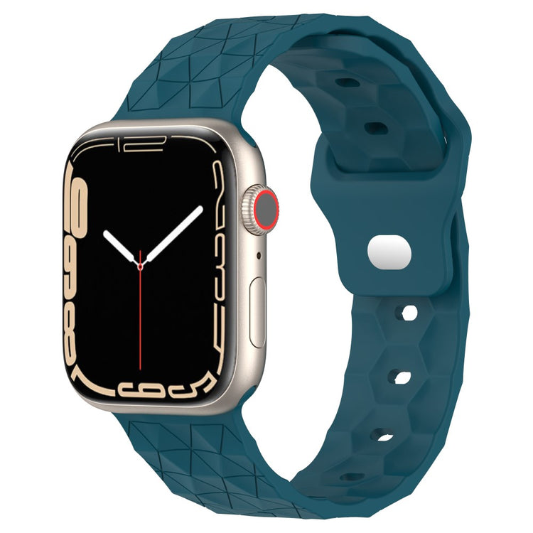 Super Flot Silikone Universal Rem passer til Apple Smartwatch - Blå#serie_3