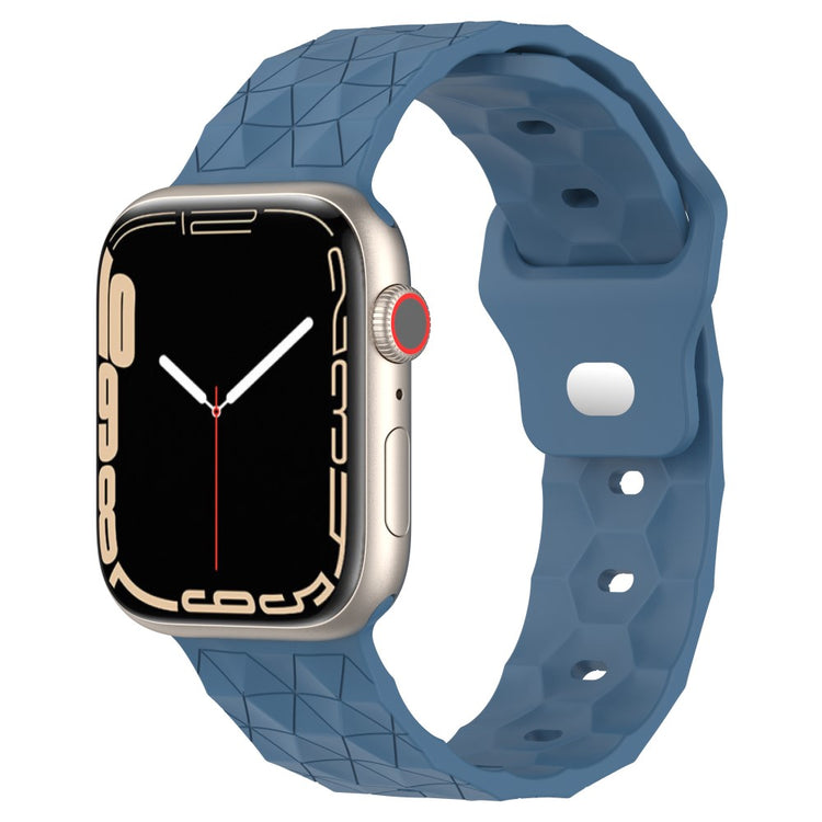 Super Flot Silikone Universal Rem passer til Apple Smartwatch - Blå#serie_9