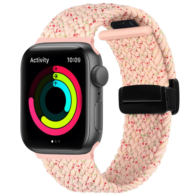 Godt Nylon Universal Rem passer til Apple Smartwatch - Pink#serie_12