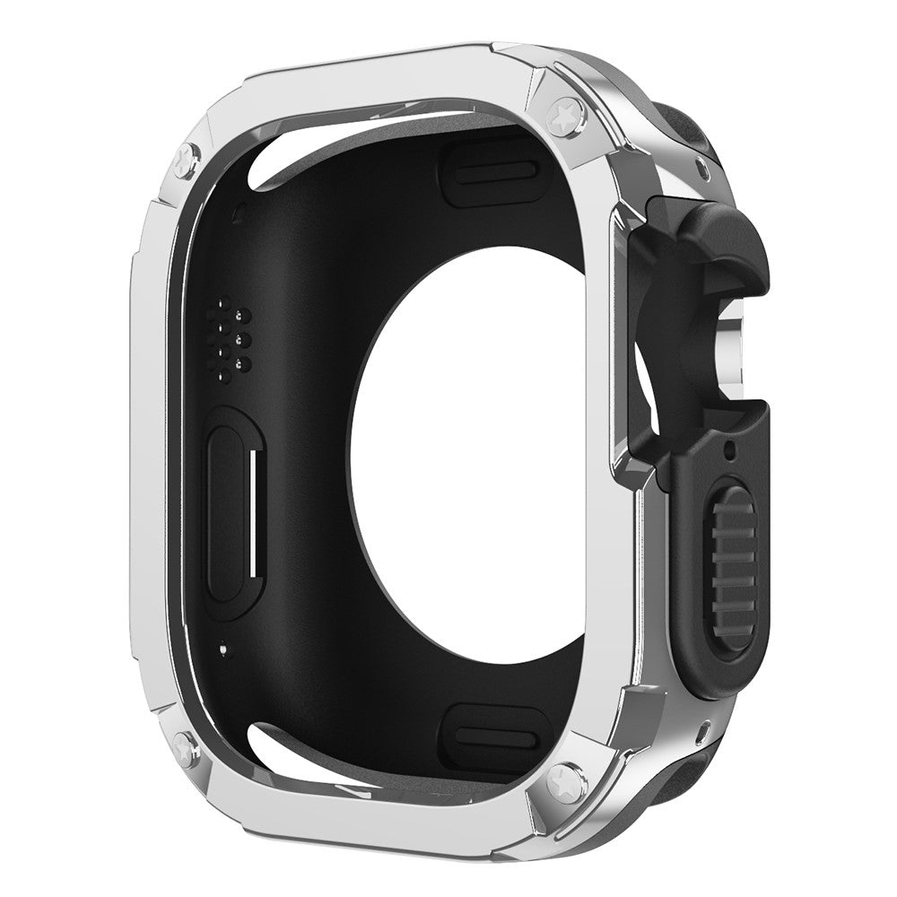 Beskyttende Silikone Universal Bumper passer til Apple Smartwatch - Sølv#serie_8