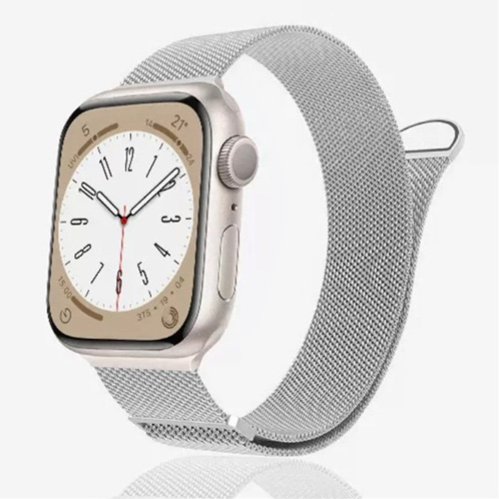 Helt Vildt Skøn Metal Universal Rem passer til Apple Smartwatch - Sølv#serie_14