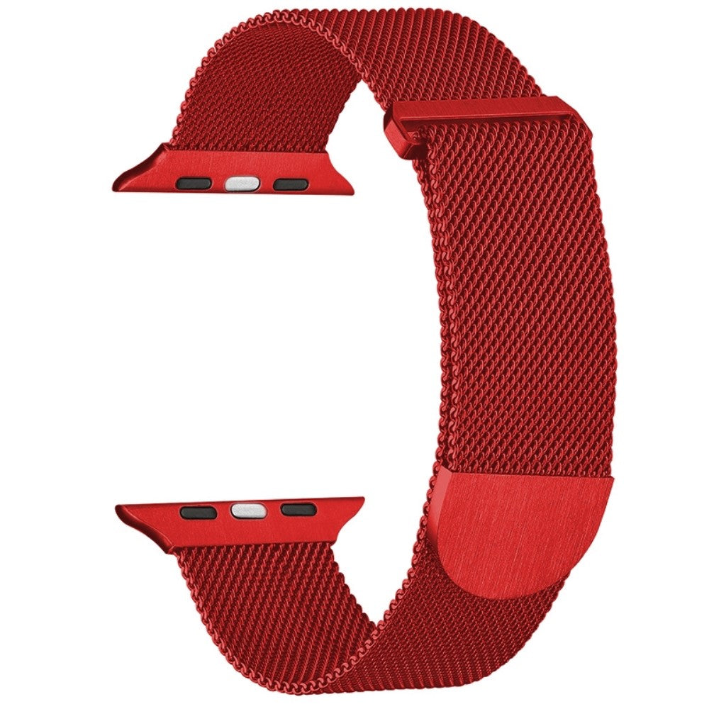 Helt Vildt Skøn Metal Universal Rem passer til Apple Smartwatch - Rød#serie_5