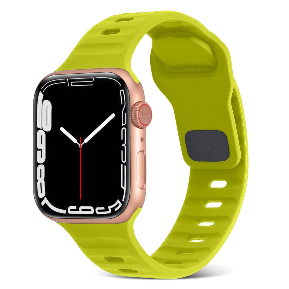 Mega Komfortabel Silikone Universal Rem passer til Apple Smartwatch - Grøn#serie_16