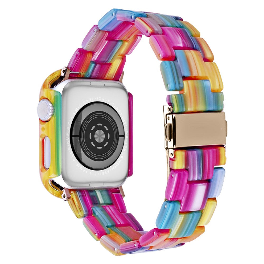 Metal Og Plastik Universal Rem passer til Apple Watch Series 8 (41mm) / Apple Watch Series 7 41mm - Flerfarvet#serie_1