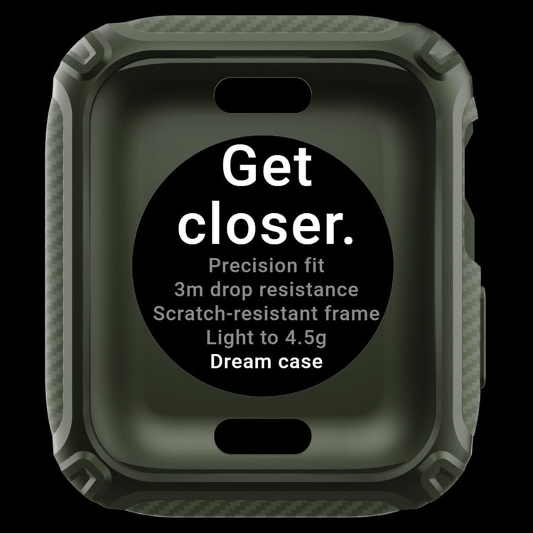 Meget Flot Apple Watch Series 7 45mm / Apple Watch Series 8 (45mm) Silikone Cover - Sort#serie_1