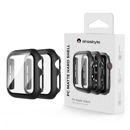 Mega Flot Universal Apple Cover med Skærmbeskytter i Plastik og Hærdet Glas - Sort#serie_1