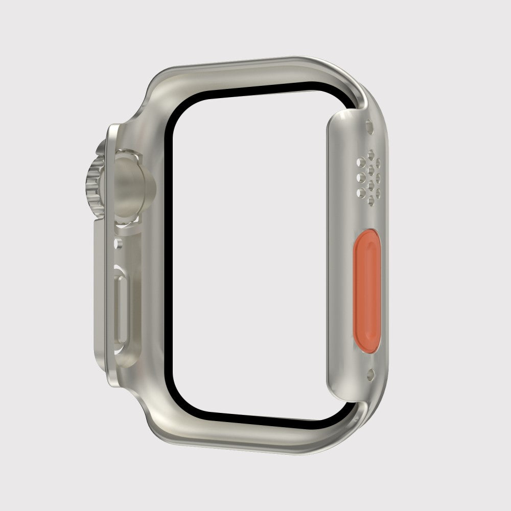 Godt Apple Watch Series 8 (45mm) / Apple Watch Series 7 45mm Cover med Skærmbeskytter i  - Sølv#serie_4