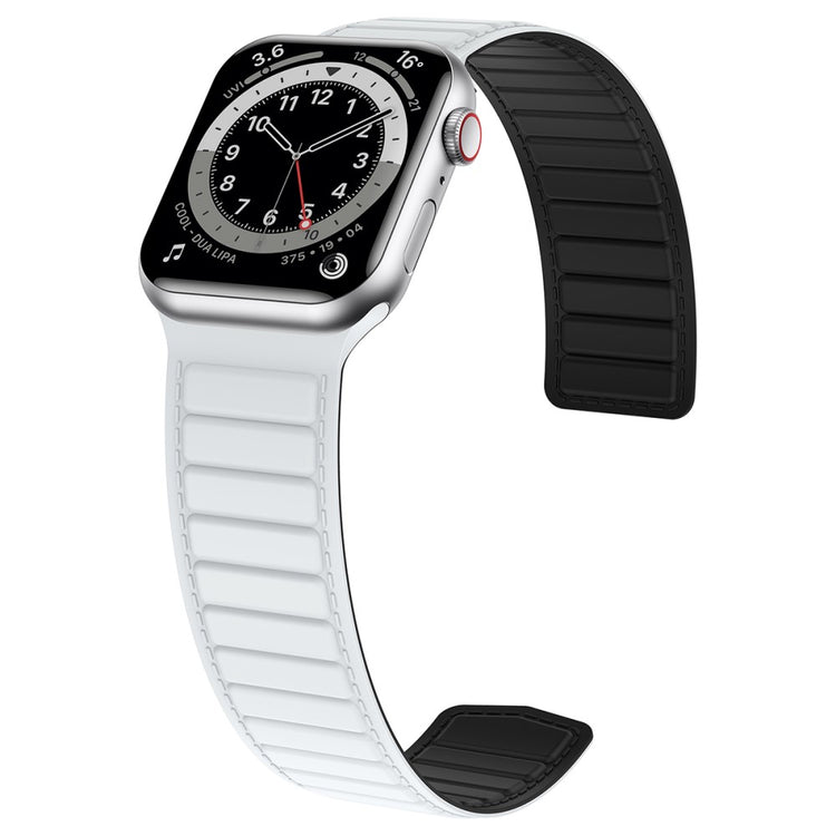 Fremragende Silikone Universal Rem passer til Apple Smartwatch - Hvid#serie_1