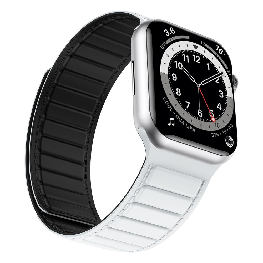 Fremragende Silikone Universal Rem passer til Apple Smartwatch - Hvid#serie_1