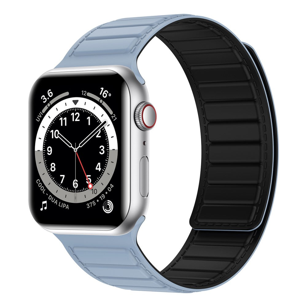 Fremragende Silikone Universal Rem passer til Apple Smartwatch - Blå#serie_10