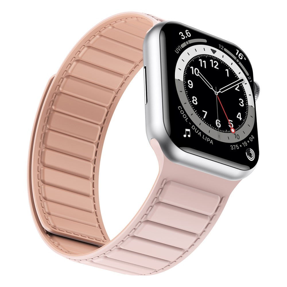 Fremragende Silikone Universal Rem passer til Apple Smartwatch - Pink#serie_2