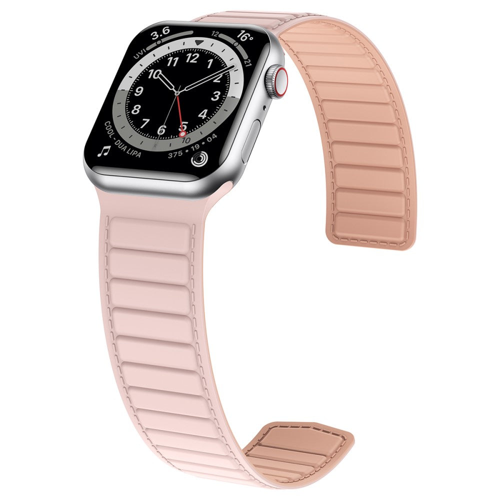 Fremragende Silikone Universal Rem passer til Apple Smartwatch - Pink#serie_2