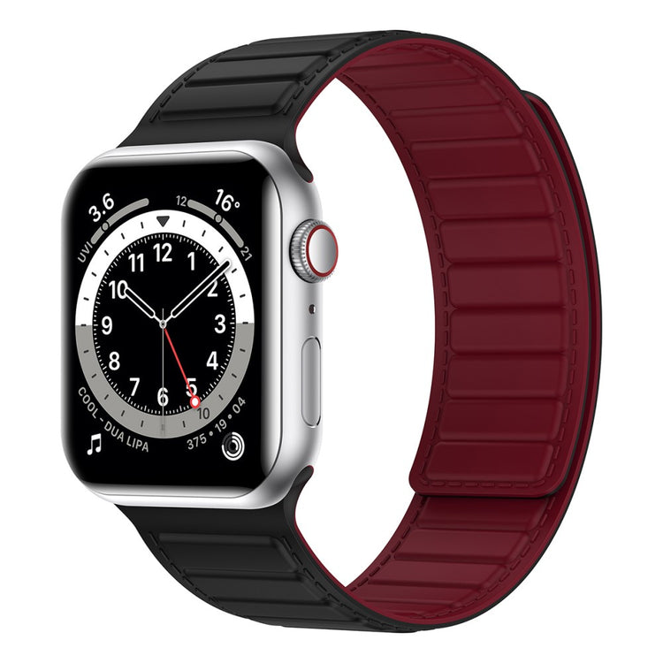 Fremragende Silikone Universal Rem passer til Apple Smartwatch - Rød#serie_6