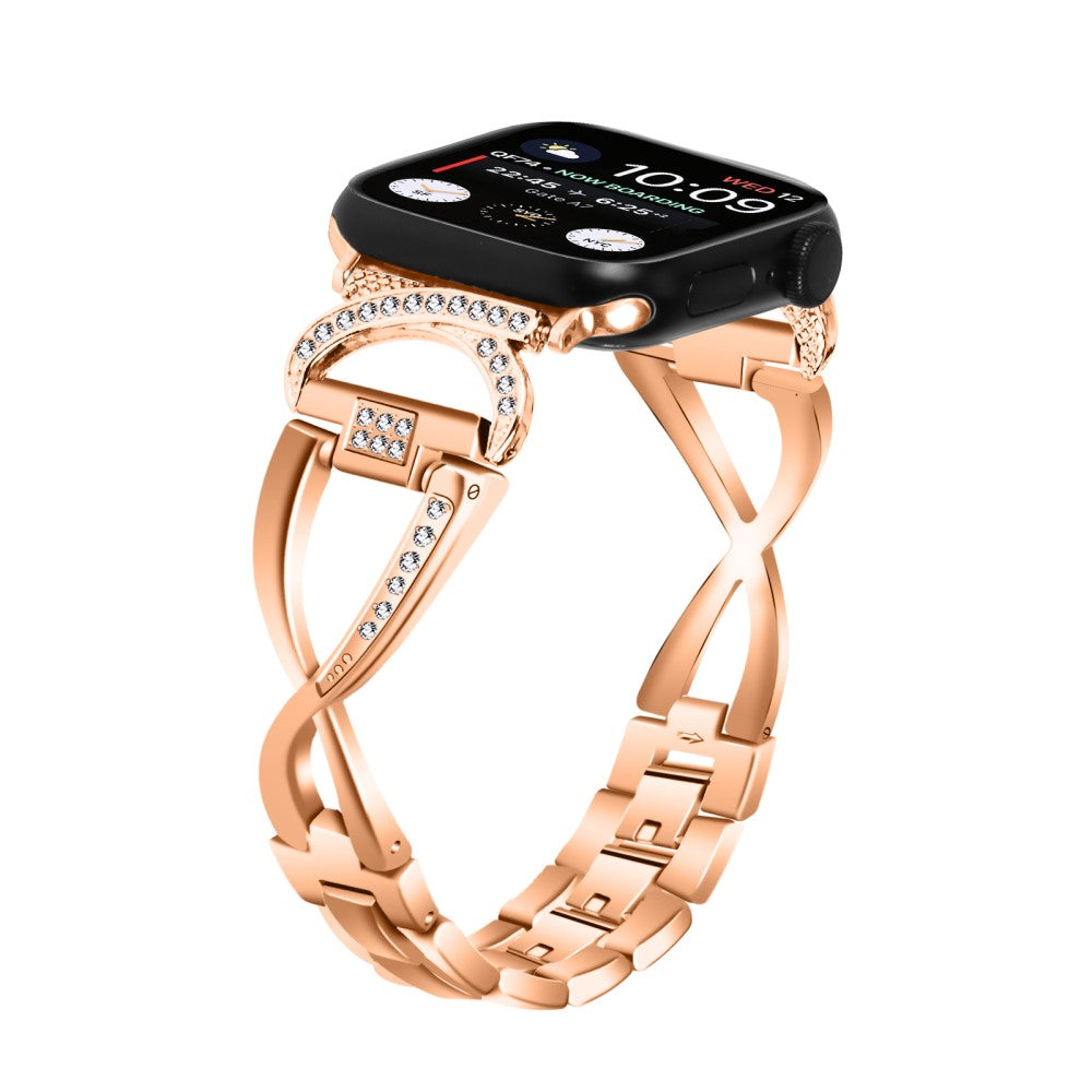 Supercool Metal Universal Rem passer til Apple Smartwatch - Pink#serie_1