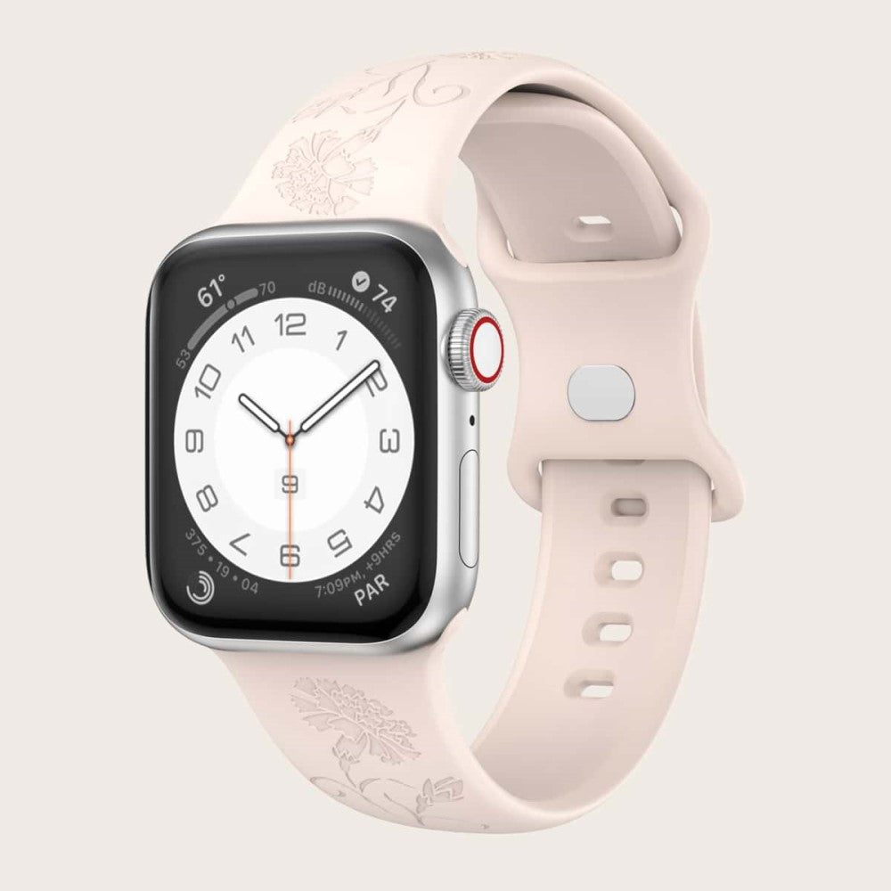 Vildt Pænt Silikone Universal Rem passer til Apple Smartwatch - Pink#serie_2