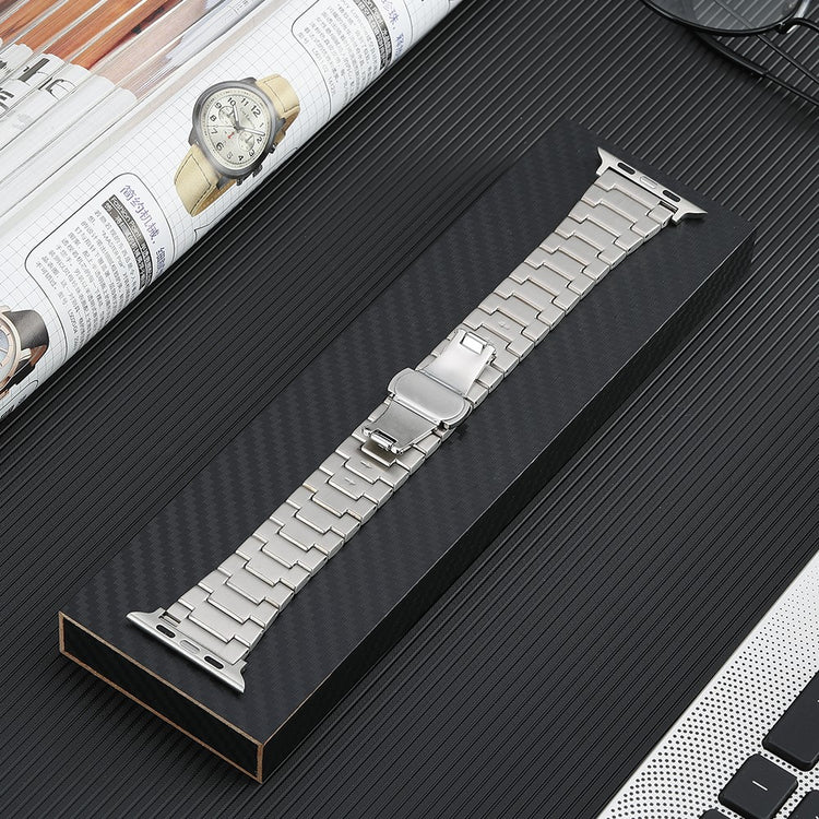 Helt Vildt Komfortabel Metal Universal Rem passer til Apple Smartwatch - Sølv#serie_1