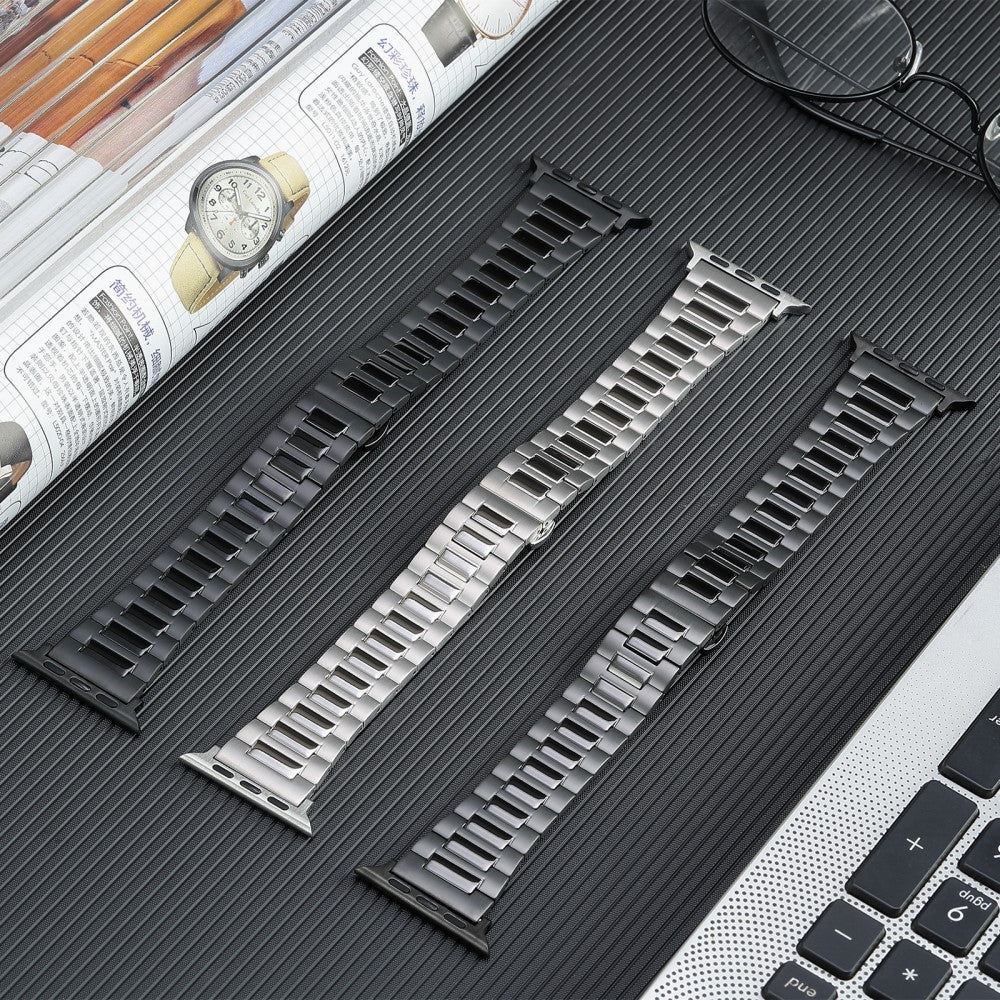 Helt Vildt Komfortabel Metal Universal Rem passer til Apple Smartwatch - Sølv#serie_1