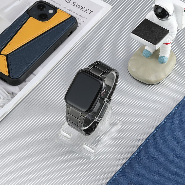 Helt Vildt Pænt Metal Universal Rem passer til Apple Smartwatch - Sølv#serie_3