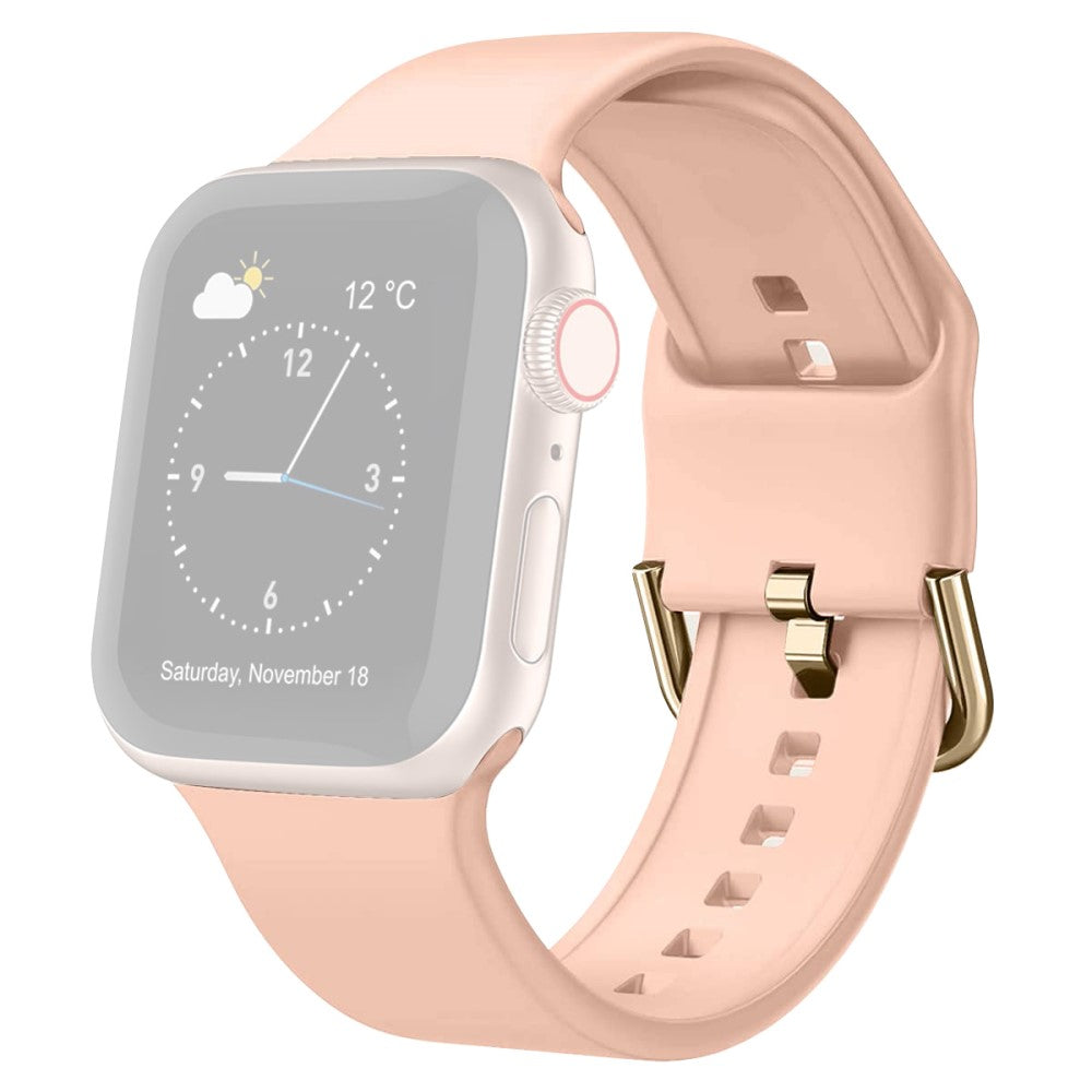 Flot Silikone Universal Rem passer til Apple Smartwatch - Pink#serie_1