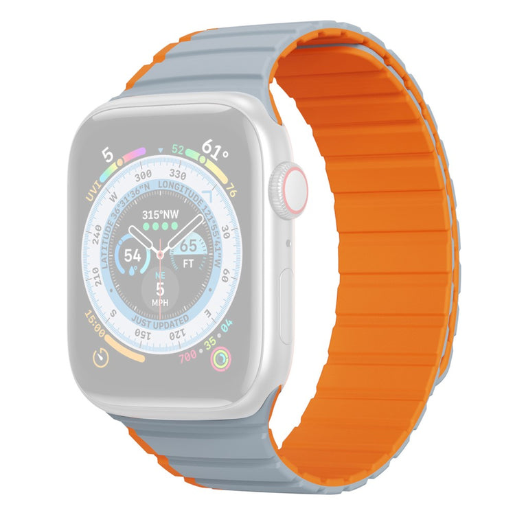 Mega Flot Silikone Universal Rem passer til Apple Smartwatch - Orange#serie_4