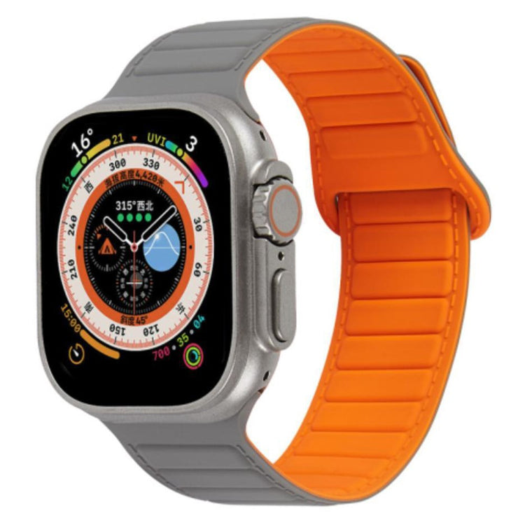 Super Sejt Silikone Universal Rem passer til Apple Smartwatch - Orange#serie_1