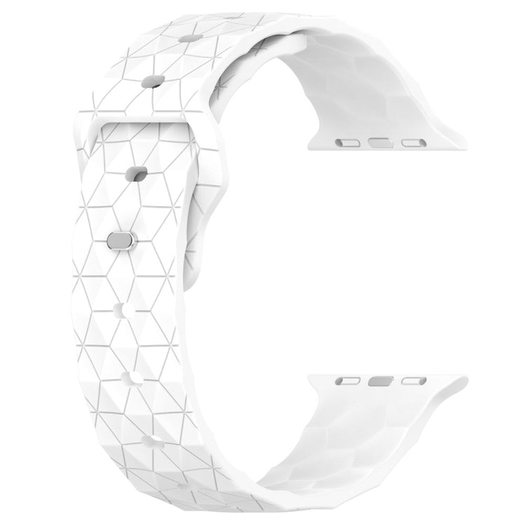 Super Kønt Silikone Universal Rem passer til Apple Smartwatch - Hvid#serie_2
