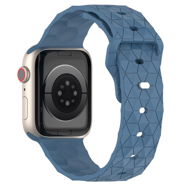 Super Kønt Silikone Universal Rem passer til Apple Smartwatch - Blå#serie_4