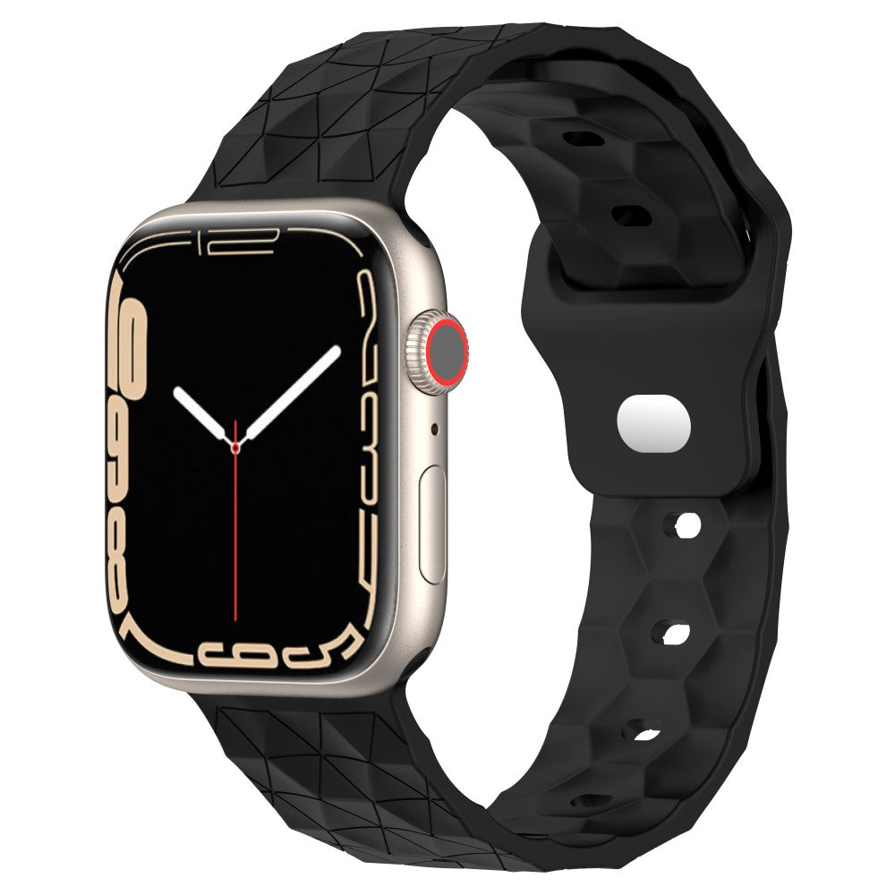 Super Kønt Silikone Universal Rem passer til Apple Smartwatch - Sort#serie_5