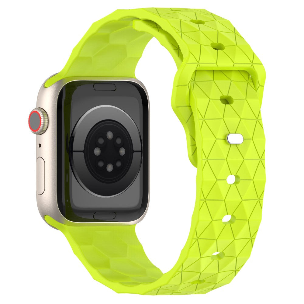 Super Kønt Silikone Universal Rem passer til Apple Smartwatch - Grøn#serie_8