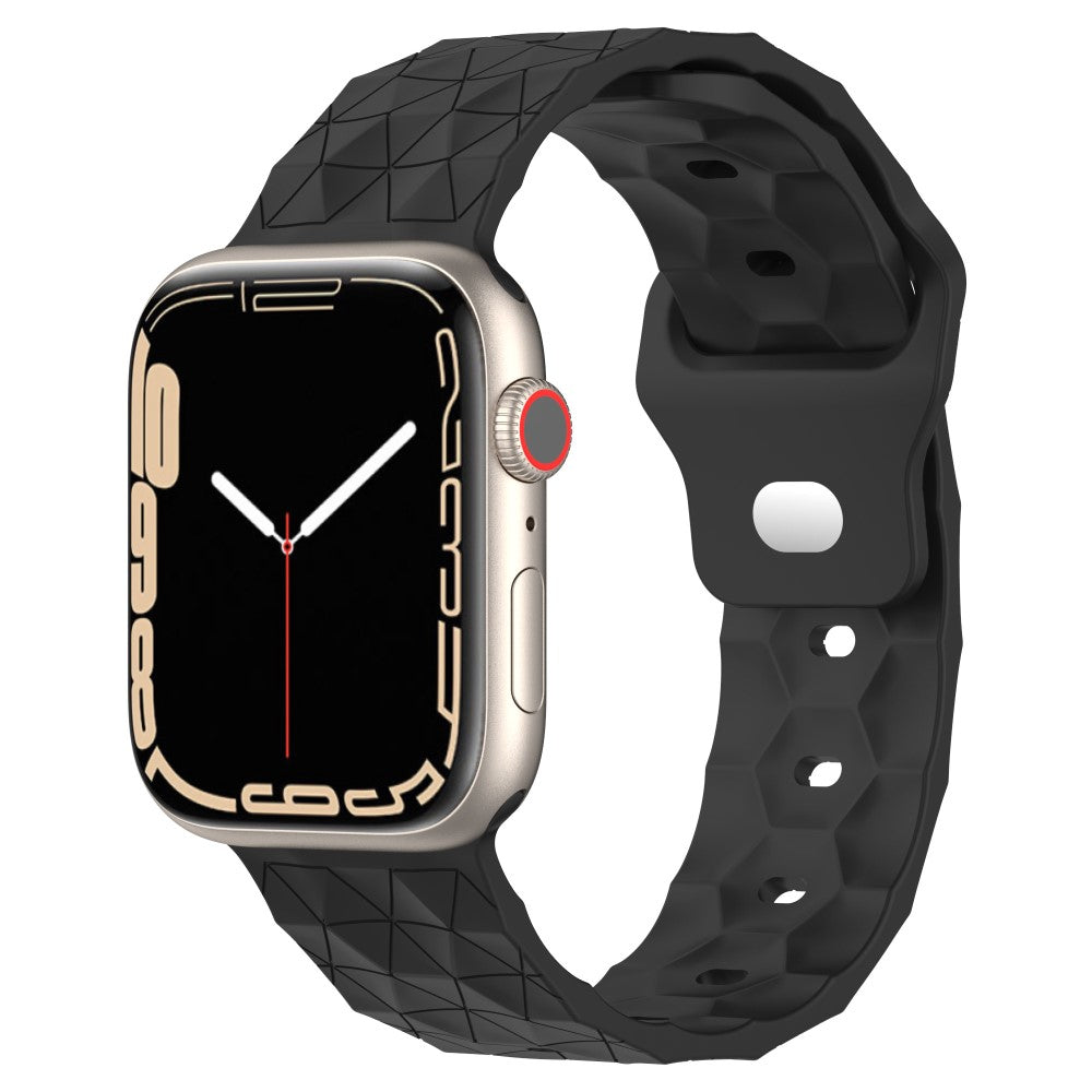 Super Kønt Silikone Universal Rem passer til Apple Smartwatch - Sølv#serie_9
