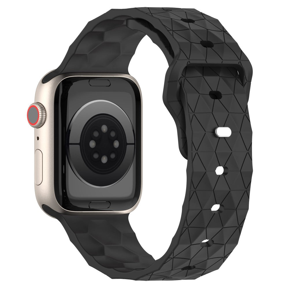 Super Kønt Silikone Universal Rem passer til Apple Smartwatch - Sølv#serie_9