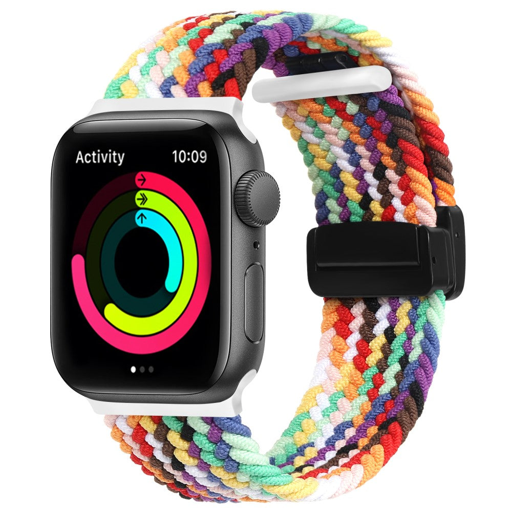 Mega Pænt Nylon Universal Rem passer til Apple Smartwatch - Flerfarvet#serie_1