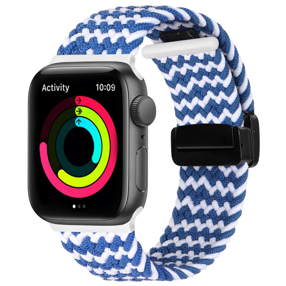 Mega Pænt Nylon Universal Rem passer til Apple Smartwatch - Blå#serie_10