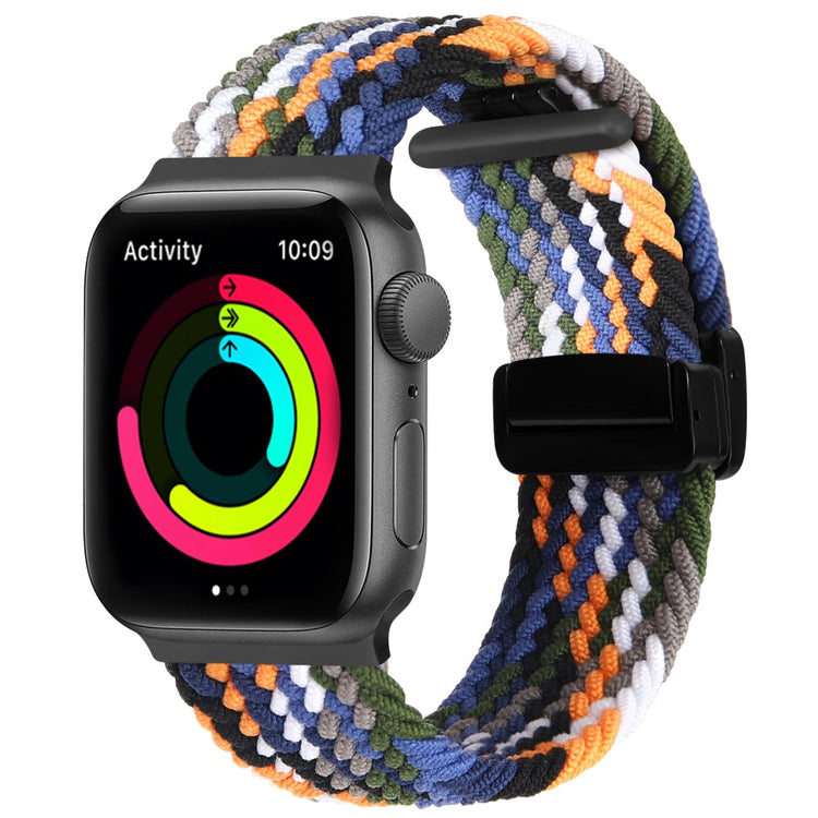 Mega Pænt Nylon Universal Rem passer til Apple Smartwatch - Flerfarvet#serie_9